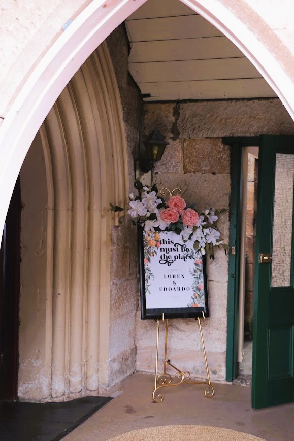 Hand-crafted Personalised Welcome Sign (To HIRE)