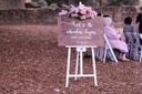 Hand-crafted Personalised Welcome Sign (To HIRE)