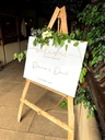 Hand-crafted Personalised Welcome Sign (To HIRE)