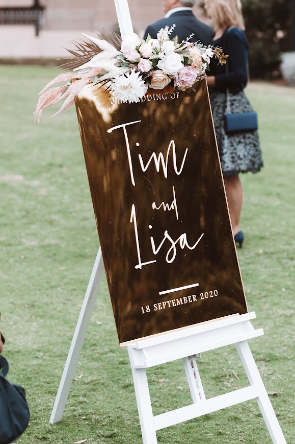 Hand-crafted Personalised Welcome Sign (To HIRE)