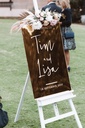 Hand-crafted Personalised Welcome Sign (To HIRE)