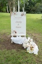 Hand-crafted Personalised Welcome Sign (To HIRE)