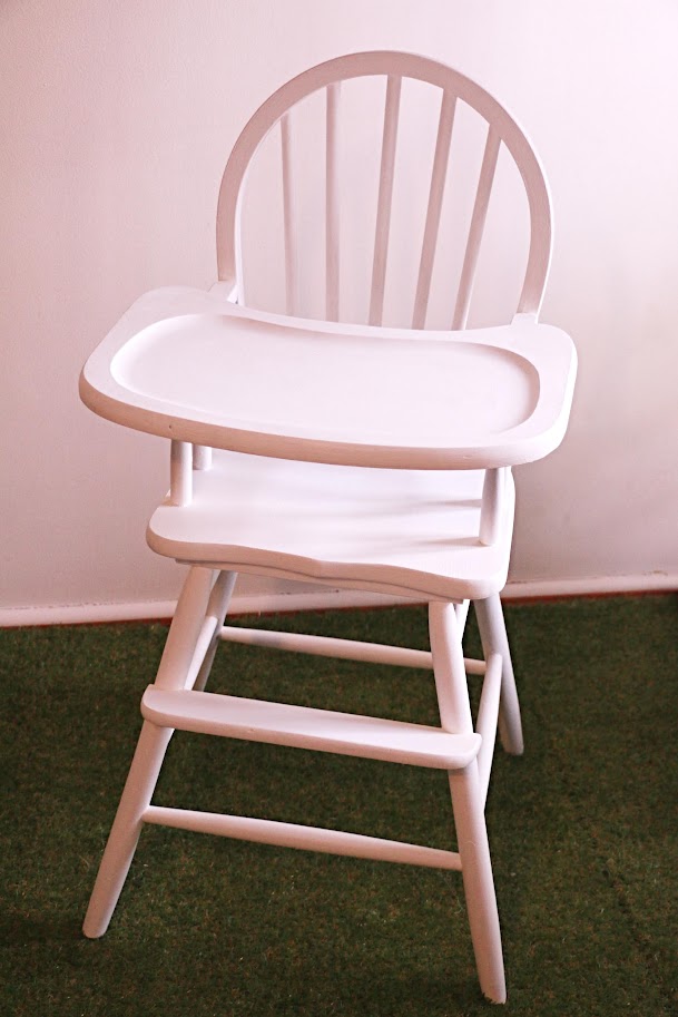 White Vintage High Chair