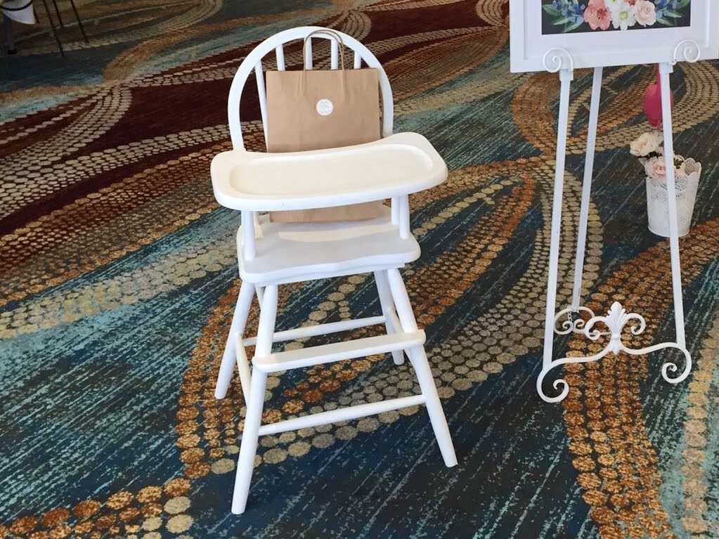 White Vintage High Chair