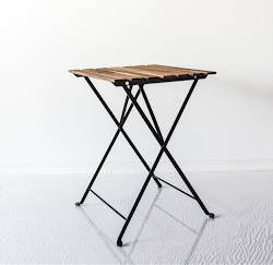 Country Style Timber Slat Table (Small)