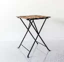 Country Style Timber Slat Table (Small)