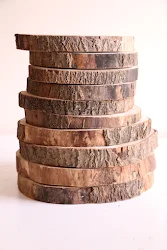 Large Round Wood Slices (Approx. 30cm)