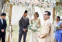 Rustic Four Post Wooden Arbour