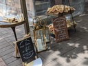 Gold Metal and Glass Lantern - Large