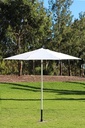 Large 3m White Market Umbrella with Heavy Duty Stand