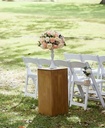 Brown Rustic Wooden Plinths 
