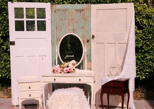 [Arbours & Backdrops] Vintage Federation Door Backdrops - 3 Doors