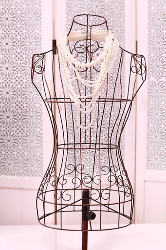 [Vintage Props] Vintage Style Brass Metal Mannequin