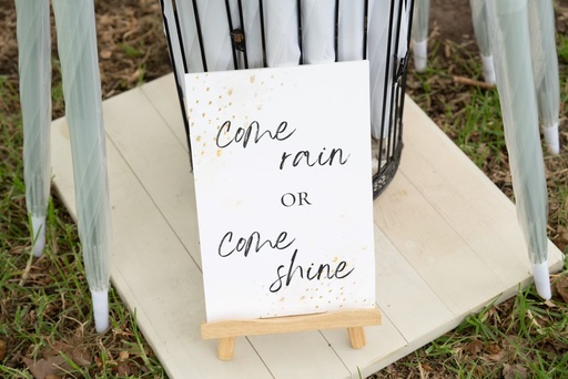 [Signs] For Rain or Shine Sign & Stand