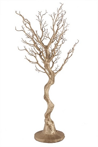 [Other Decorations] Manzanita Wishing Tree Centerpiece - Gold (100cm) 
