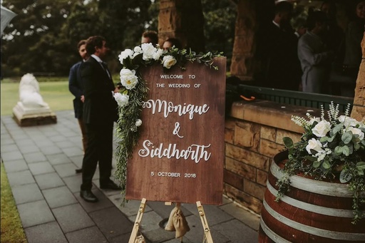 Hand-crafted Personalised Welcome Sign (To HIRE)