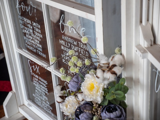 Seating Chart - Sash Windows