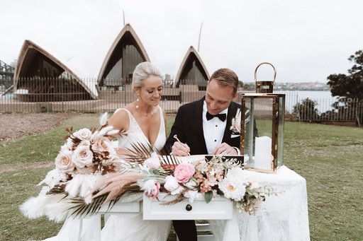 Custom Florals Package- Arbour, Plinths & Signing Table